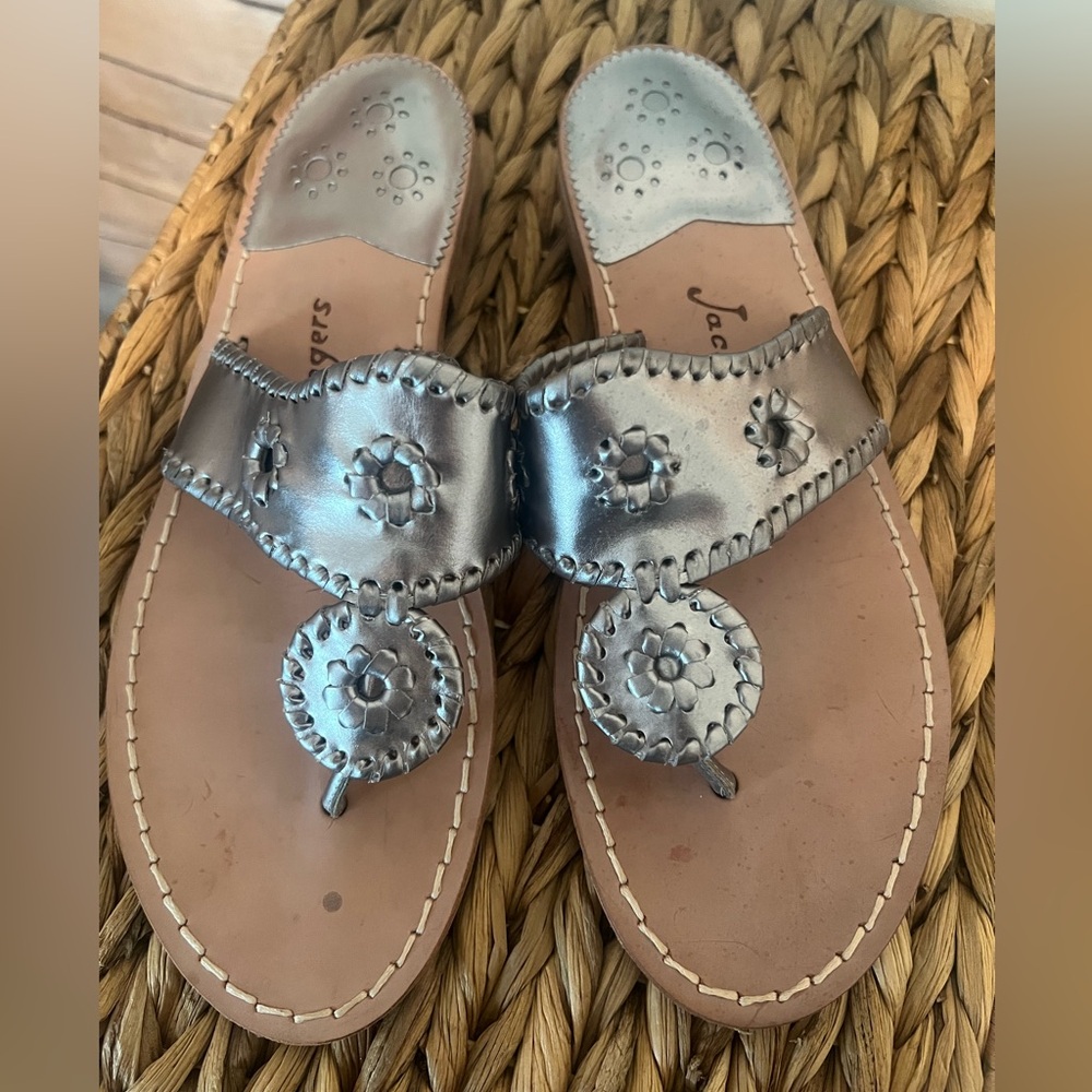 Jack Rogers Women's Silver Sandals